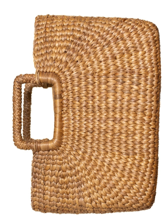 Hat Attack Handbags - Hat Attack Tan Woven Tote with Interior Zip Pocket. Will Ship In Two Days